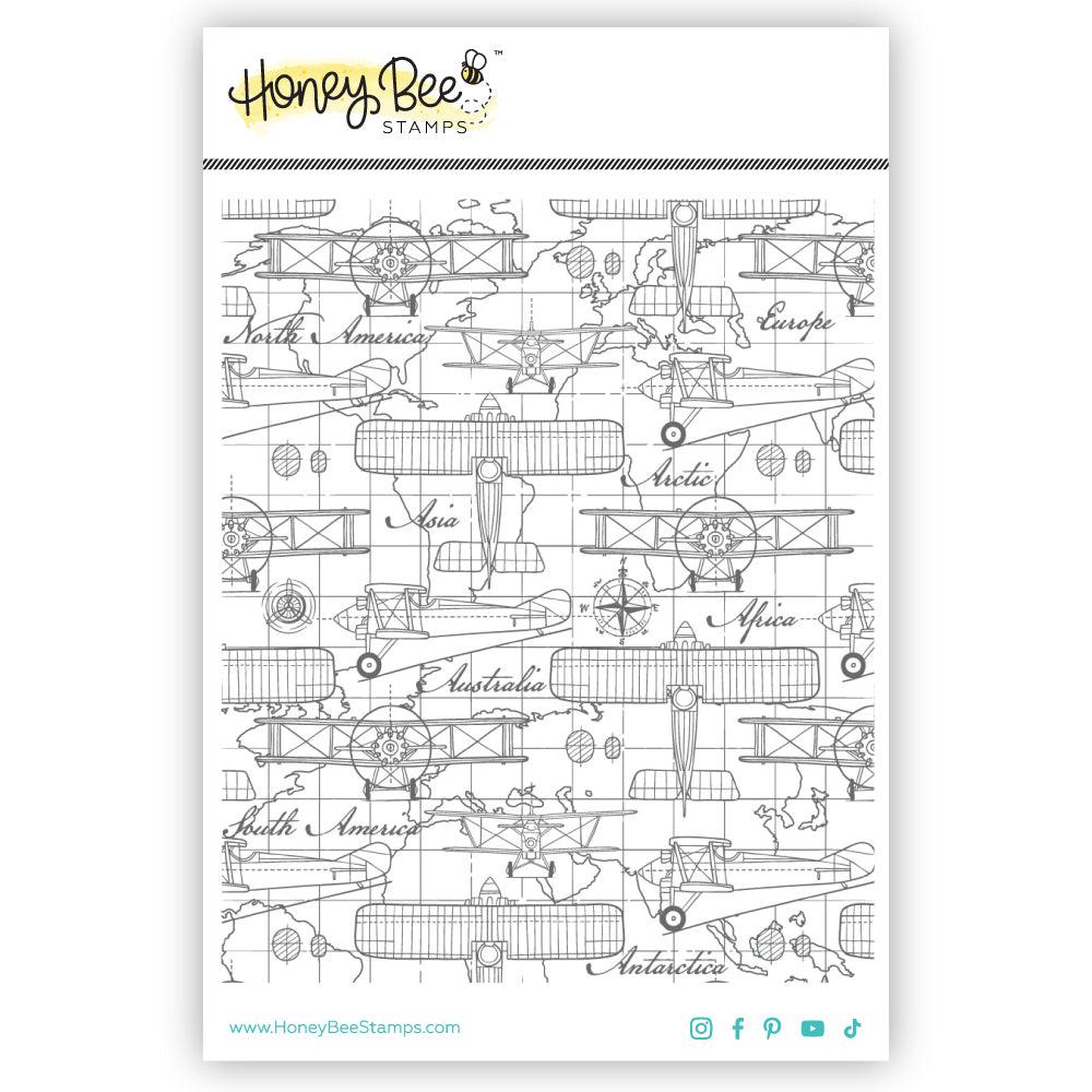 Honey Bee Stamps - Cling Stamps - Aviator-ScrapbookPal