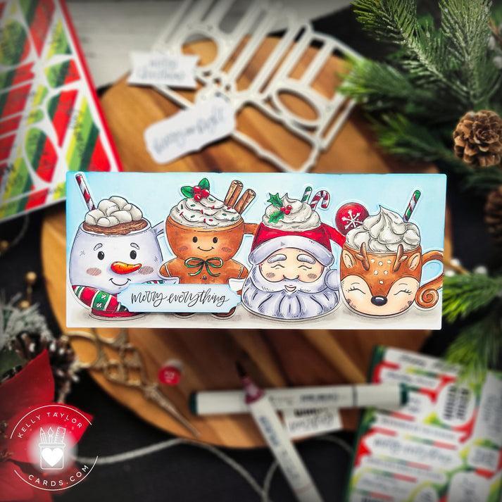 Honey Bee Stamps - Honey Cuts - Sweet Season Mugs-ScrapbookPal