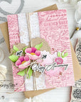 Honey Bee Stamps - Cling Stamps - Vintage Flora-ScrapbookPal