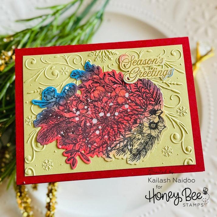 Honey Bee Stamps - Cling Stamps - Winter Song-ScrapbookPal