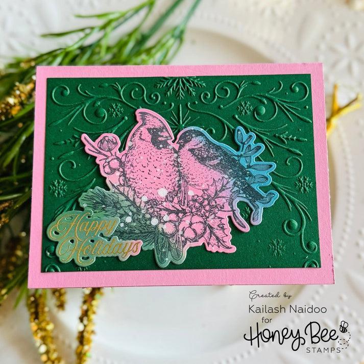 Honey Bee Stamps - Cling Stamps - Winter Song-ScrapbookPal