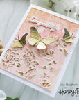 Honey Bee Stamps - Cling Stamps - Zelia's English Garden-ScrapbookPal