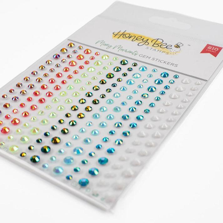 Honey Bee Stamps - Gem Stickers - Merry Moments-ScrapbookPal