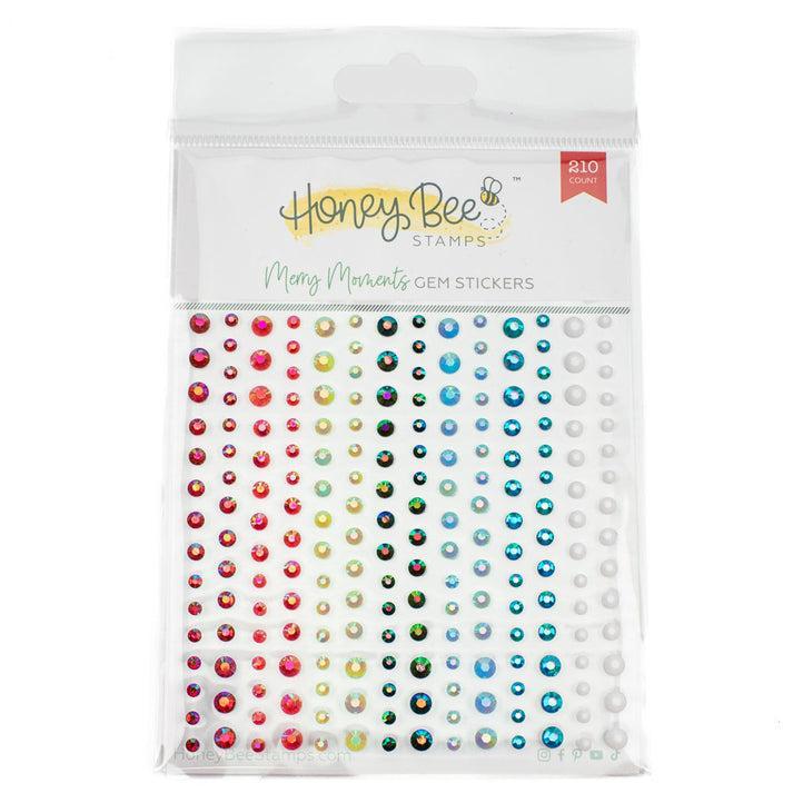 Honey Bee Stamps - Gem Stickers - Merry Moments-ScrapbookPal