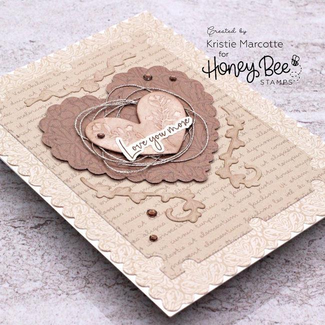 Honey Bee Stamps - Gem Stickers - Vintage Love-ScrapbookPal