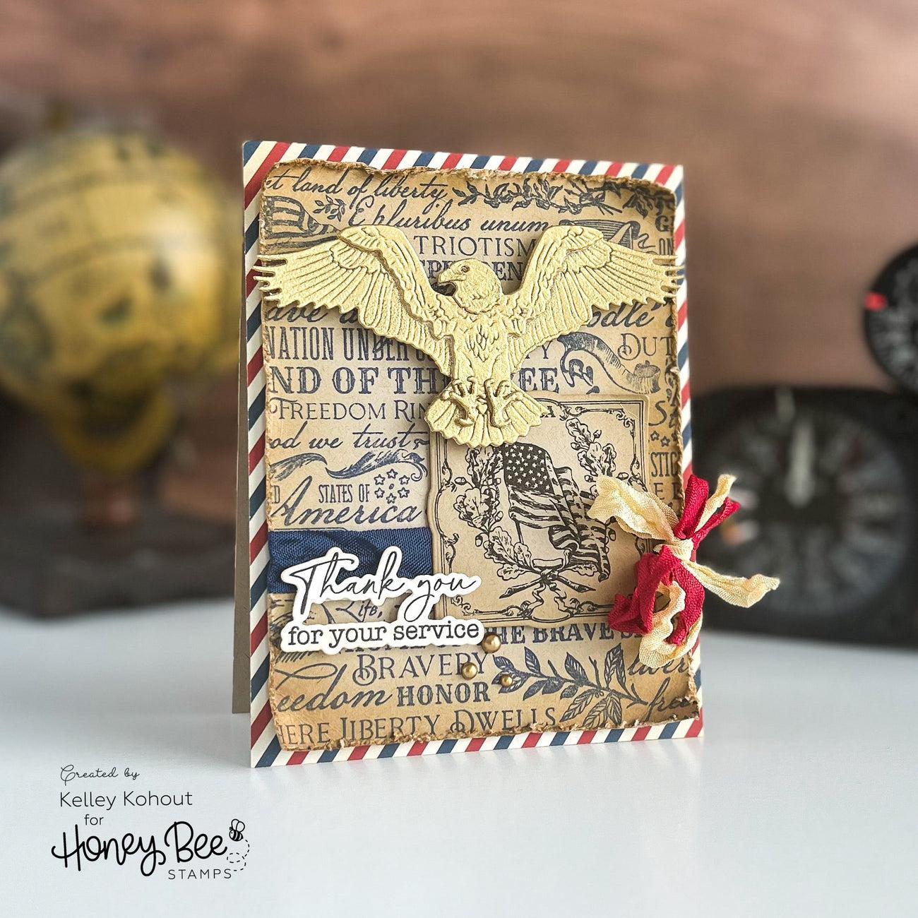 Honey Bee Stamps - Honey Cuts - Because of The Brave-ScrapbookPal