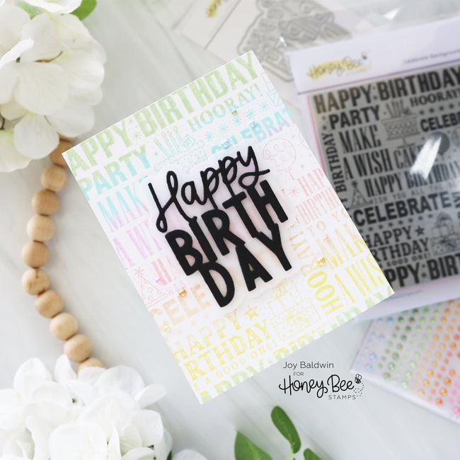 Honey Bee Stamps - Honey Cuts - Big Birthday-ScrapbookPal