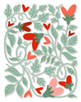 Honey Bee Stamps - Honey Cuts - Bold Background: Vines of Love-ScrapbookPal
