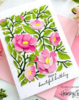 Honey Bee Stamps - Honey Cuts - Bold Backgrounds: Vintage Roses-ScrapbookPal