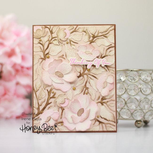 Honey Bee Stamps - Honey Cuts - Bold Backgrounds: Vintage Roses-ScrapbookPal