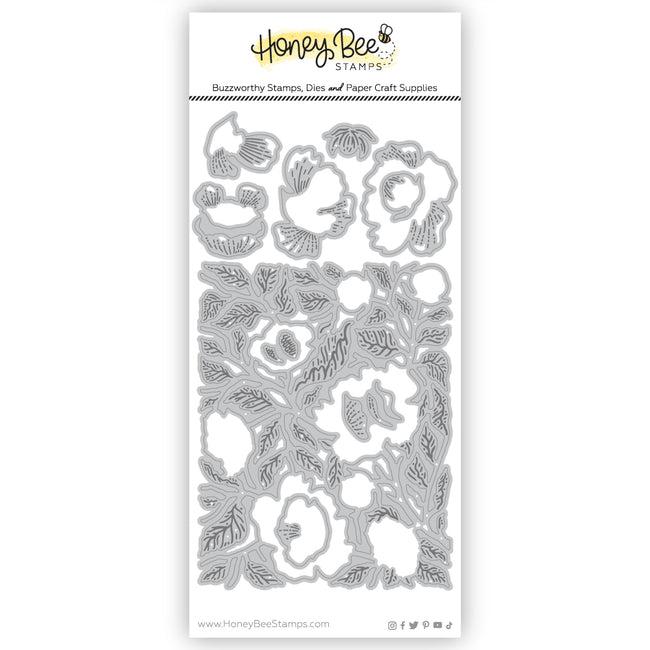 Honey Bee Stamps - Honey Cuts - Bold Backgrounds: Vintage Roses-ScrapbookPal