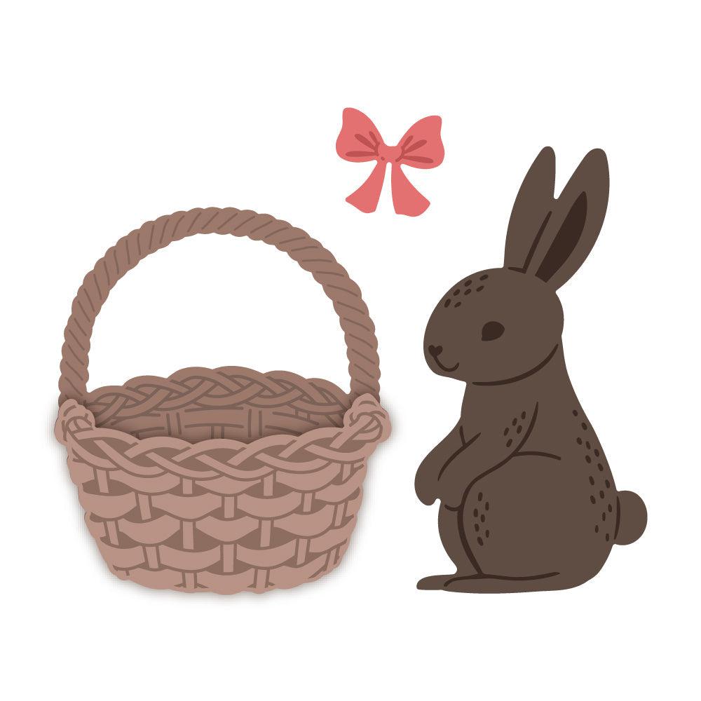 Honey Bee Stamps - Honey Cuts - Bunny Basket-ScrapbookPal