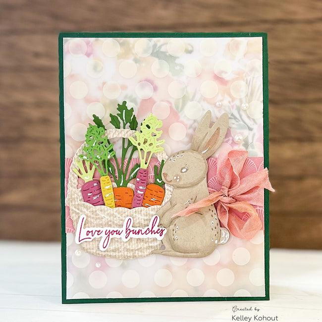 Honey Bee Stamps - Honey Cuts - Bunny Basket-ScrapbookPal