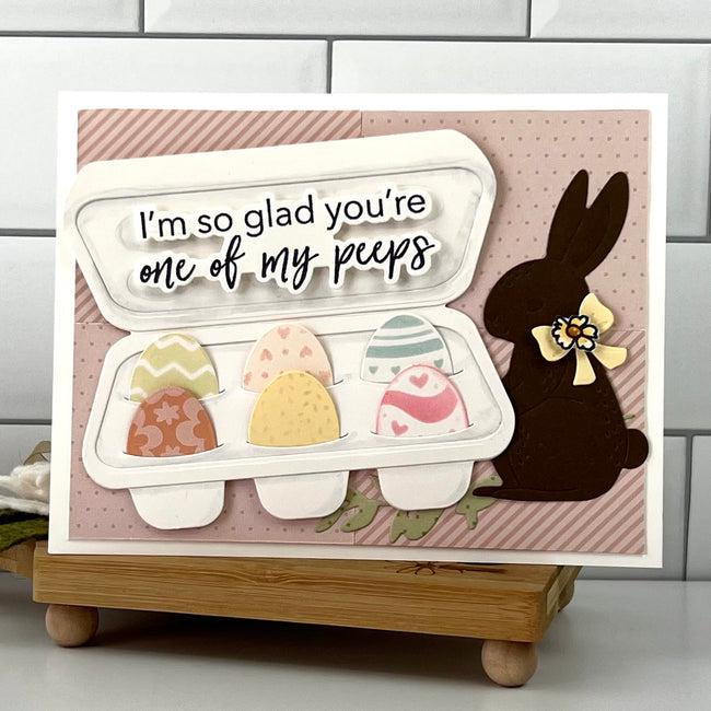 Honey Bee Stamps - Honey Cuts - Bunny Basket-ScrapbookPal