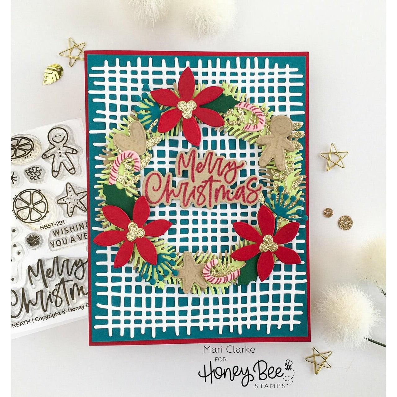 Honey Bee Stamps - Honey Cuts - Burlap A2 Background-ScrapbookPal