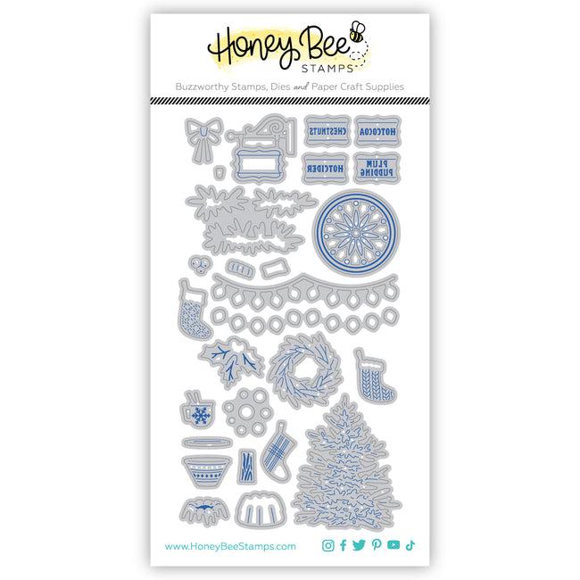 Honey Bee Stamps - Honey Cuts - Christmas Market Cart Add-On-ScrapbookPal