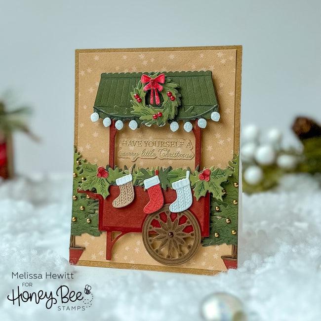 Honey Bee Stamps - Honey Cuts - Christmas Market Cart Add-On-ScrapbookPal