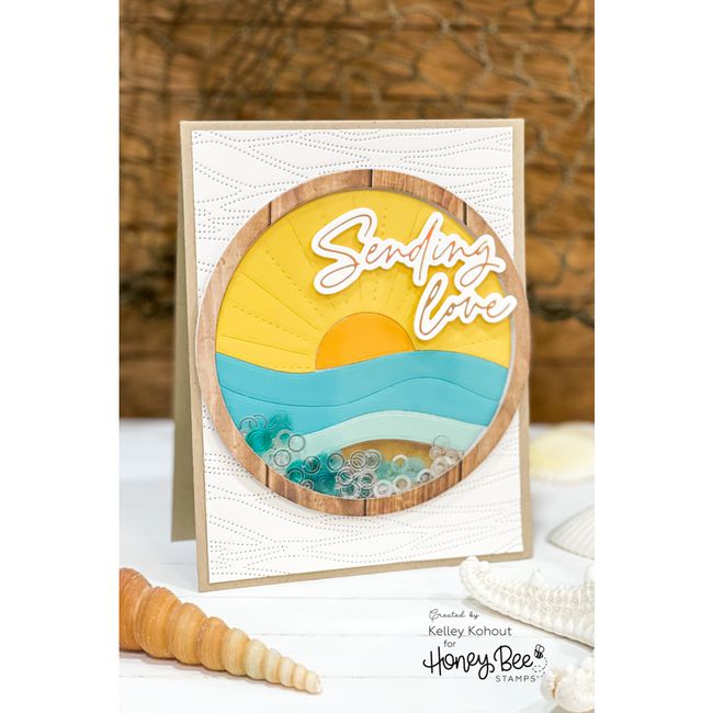 Honey Bee Stamps - Honey Cuts - Circlescapes Shaker Frames-ScrapbookPal
