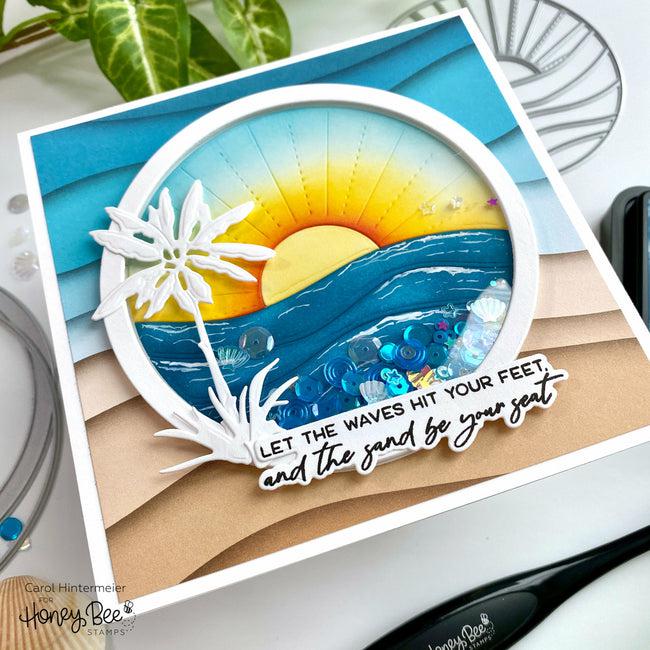 Honey Bee Stamps - Honey Cuts - Circlescapes Shaker Frames-ScrapbookPal