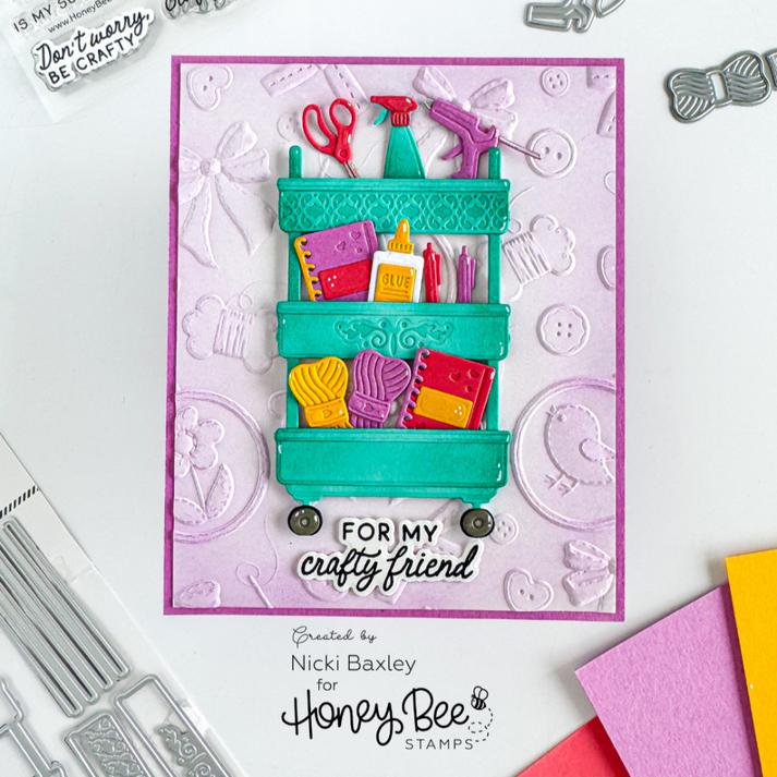 Honey Bee Stamps - Honey Cuts - Don't Worry, Be Crafty-ScrapbookPal