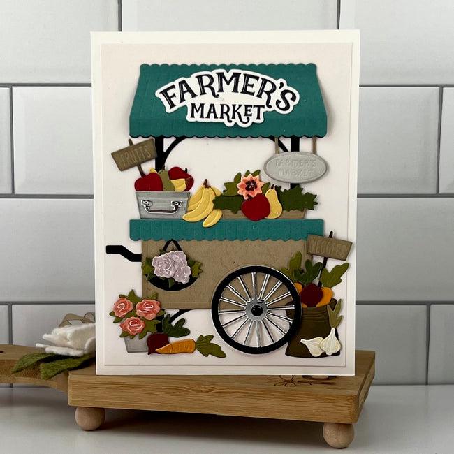 Honey Bee Stamps - Honey Cuts - Farmer's Market Cart Add-On-ScrapbookPal