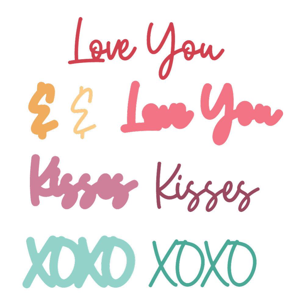 Honey Bee Stamps - Honey Cuts - Great Greetings: Love-ScrapbookPal