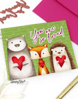 Honey Bee Stamps - Honey Cuts - Heart Hugs-ScrapbookPal