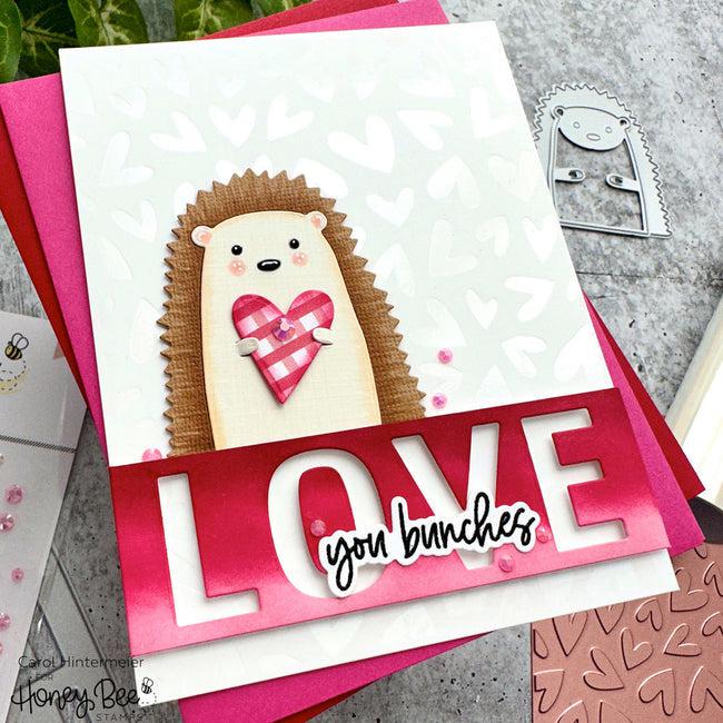 Honey Bee Stamps - Honey Cuts - Heart Hugs-ScrapbookPal