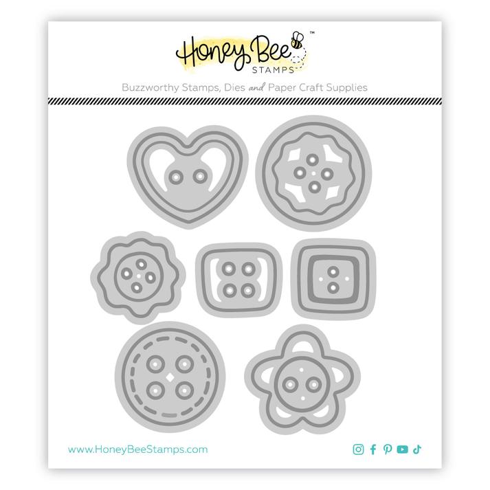 Honey Bee Stamps - Honey Cuts - In Stitches: Buttons-ScrapbookPal