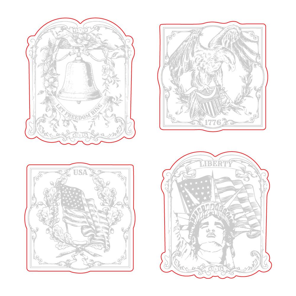 Honey Bee Stamps - Honey Cuts - Let Freedom Ring-ScrapbookPal