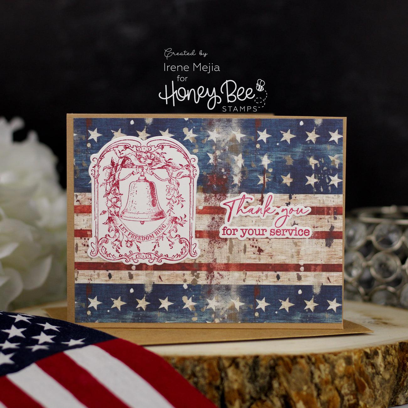 Honey Bee Stamps - Honey Cuts - Let Freedom Ring-ScrapbookPal