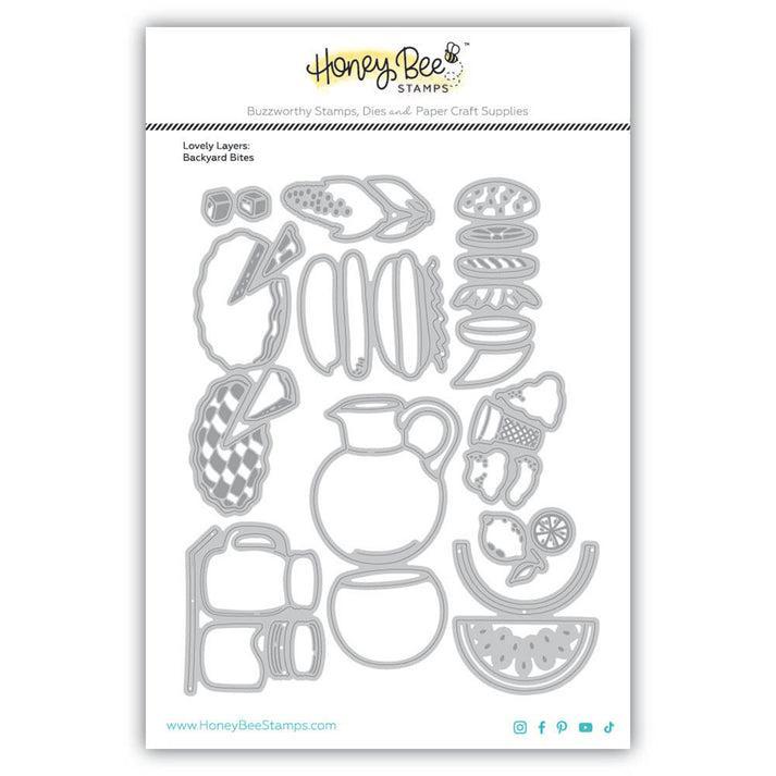 Honey Bee Stamps - Honey Cuts - Lovely Layers: Backyard Bites-ScrapbookPal