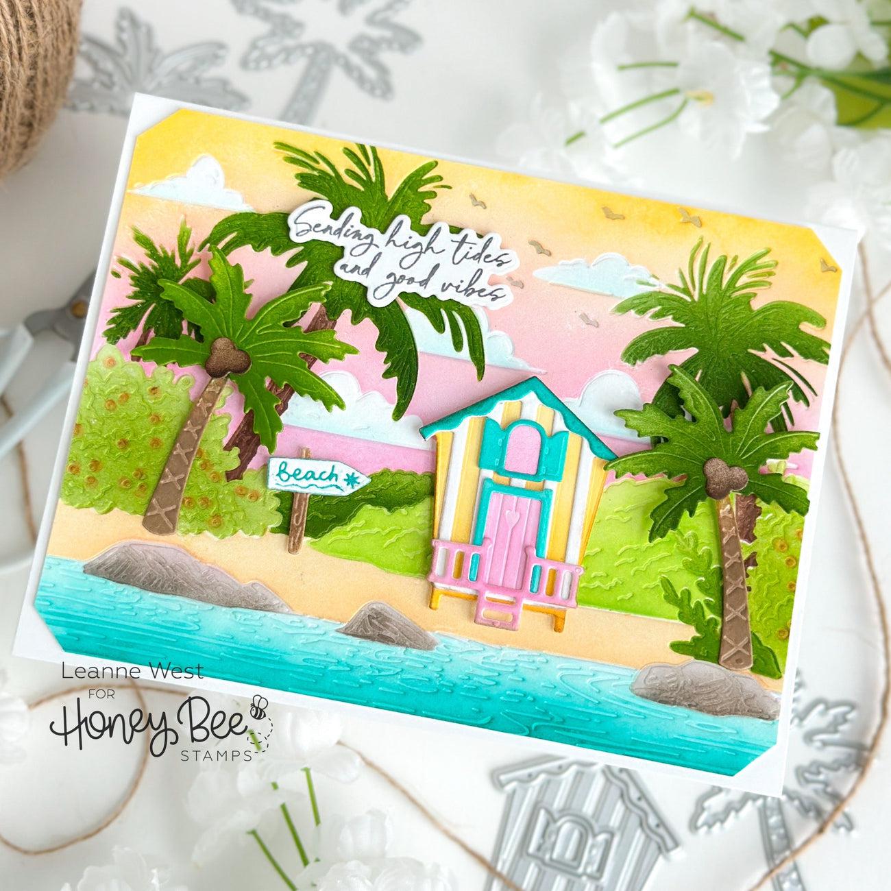 Honey Bee Stamps - Honey Cuts - Lovely Layers: Beach Houses-ScrapbookPal