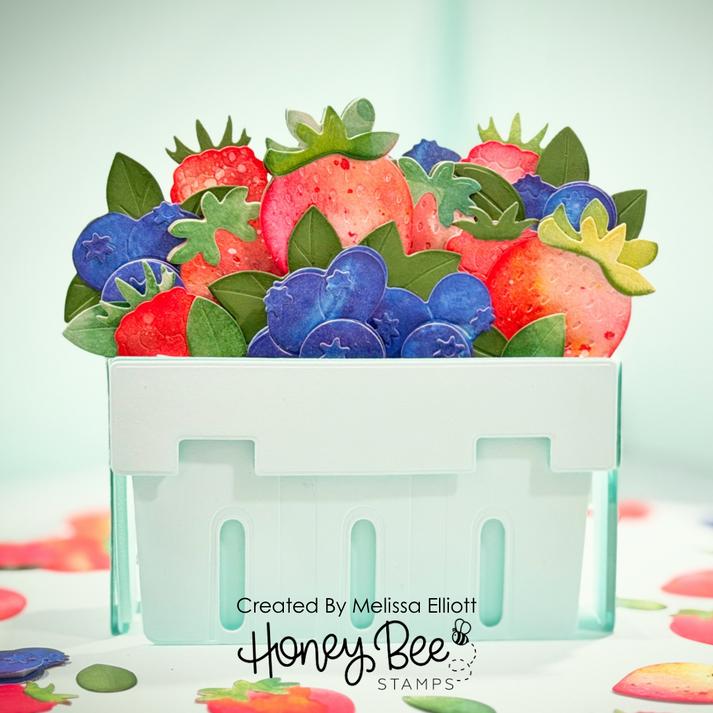 Honey Bee Stamps - Honey Cuts - Lovely Layers: Berry Basket-ScrapbookPal