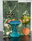 Honey Bee Stamps - Honey Cuts - Lovely Layers: Bird Bath-ScrapbookPal