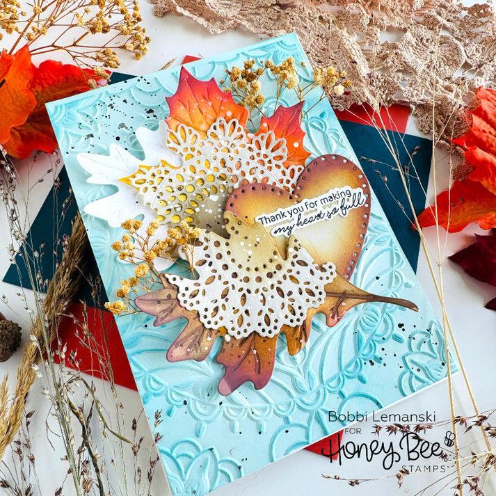 Honey Bee Stamps - Honey Cuts - Lovely Layers: Boho Leaves-ScrapbookPal
