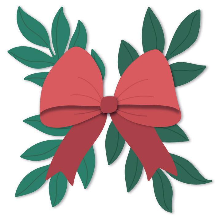 Honey Bee Stamps - Honey Cuts - Lovely Layers: Bow &amp; Bough-ScrapbookPal