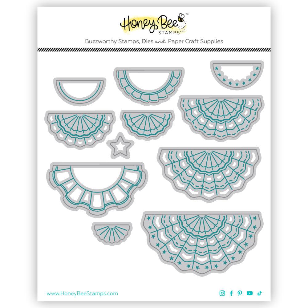 Honey Bee Stamps - Honey Cuts - Lovely Layers: Bunting-ScrapbookPal