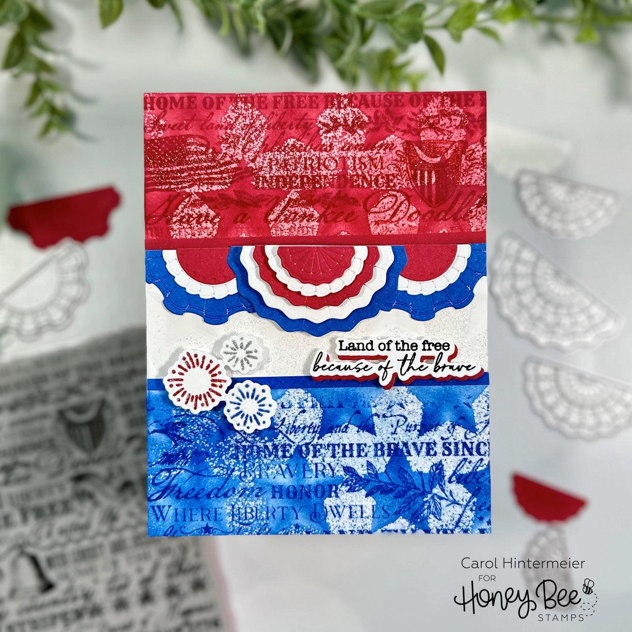 Honey Bee Stamps - Honey Cuts - Lovely Layers: Bunting-ScrapbookPal