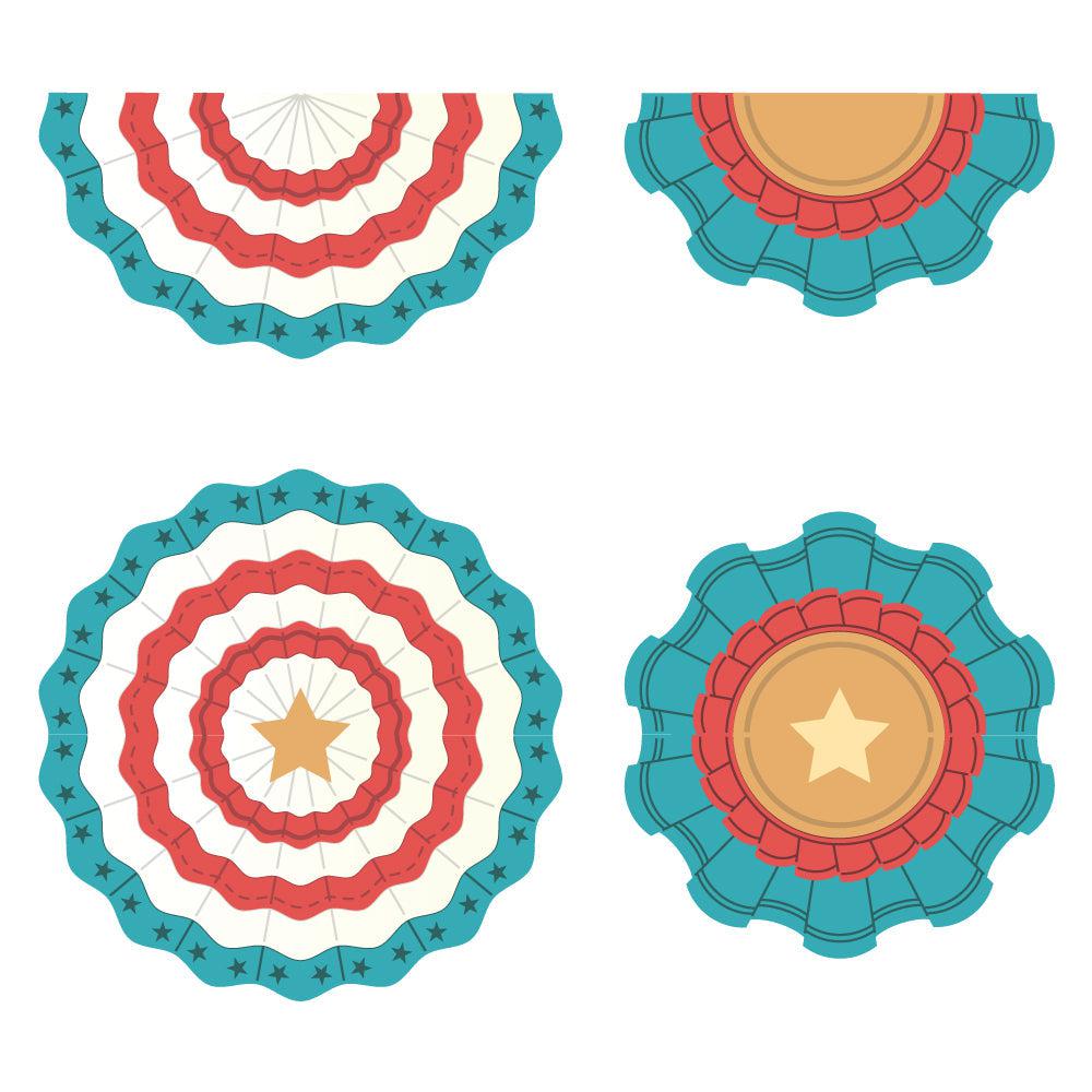 Honey Bee Stamps - Honey Cuts - Lovely Layers: Bunting-ScrapbookPal