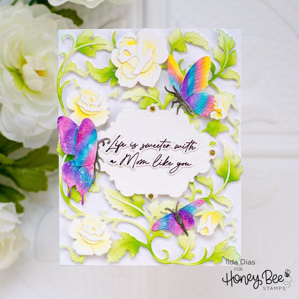 Honey Bee Stamps - Honey Cuts - Lovely Layers: Butterflies-ScrapbookPal
