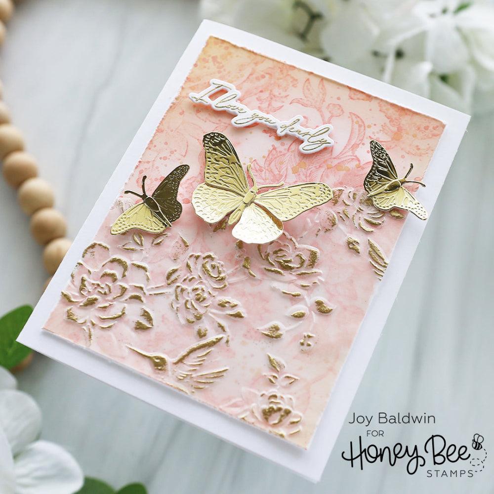 Honey Bee Stamps - Honey Cuts - Lovely Layers: Butterflies-ScrapbookPal