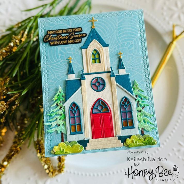 Honey Bee Stamps - Honey Cuts - Lovely Layers: Cathedral-ScrapbookPal