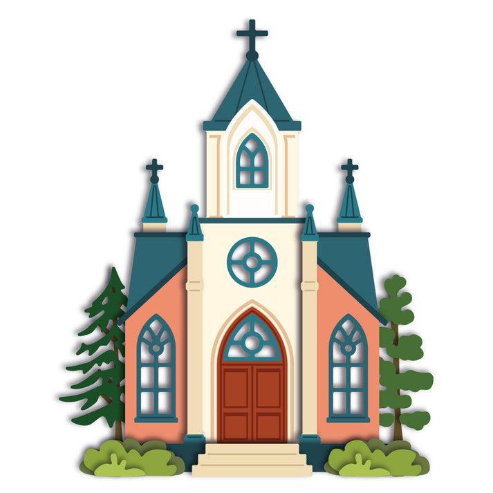 Honey Bee Stamps - Honey Cuts - Lovely Layers: Cathedral-ScrapbookPal