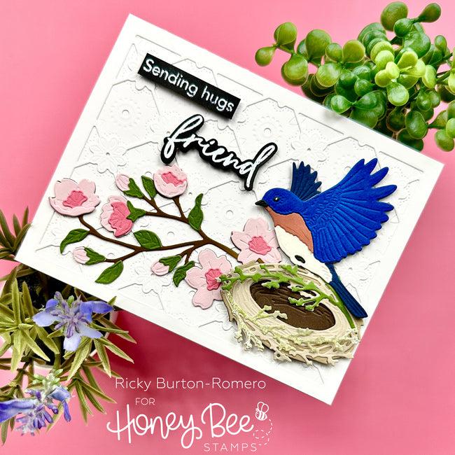 Honey Bee Stamps - Honey Cuts - Lovely Layers: Cherry Blossom-ScrapbookPal