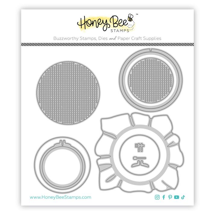 Honey Bee Stamps - Honey Cuts - Lovely Layers: Circle Embroidery Hoop-ScrapbookPal