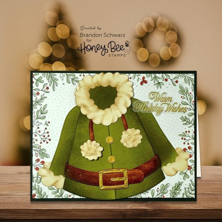 Honey Bee Stamps - Honey Cuts - Lovely Layers: Coat Holiday Add-On-ScrapbookPal