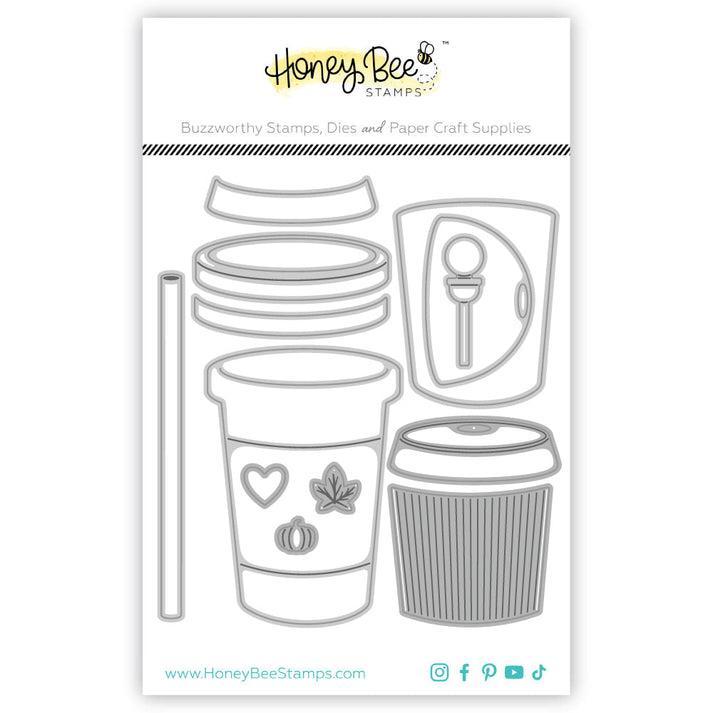 Honey Bee Stamps - Honey Cuts - Lovely Layers: Coffee Cup-ScrapbookPal