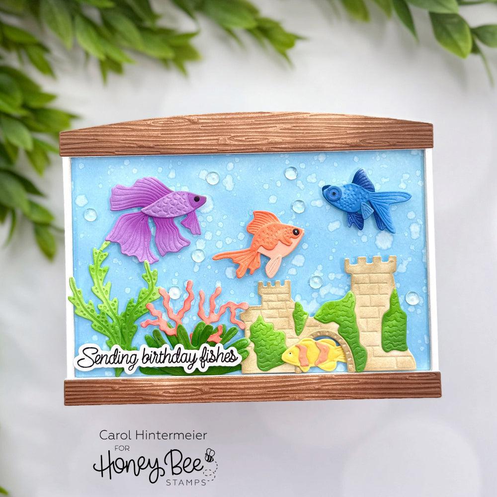 Honey Bee Stamps - Honey Cuts - Lovely Layers: Tank Aquarium Add-On-ScrapbookPal