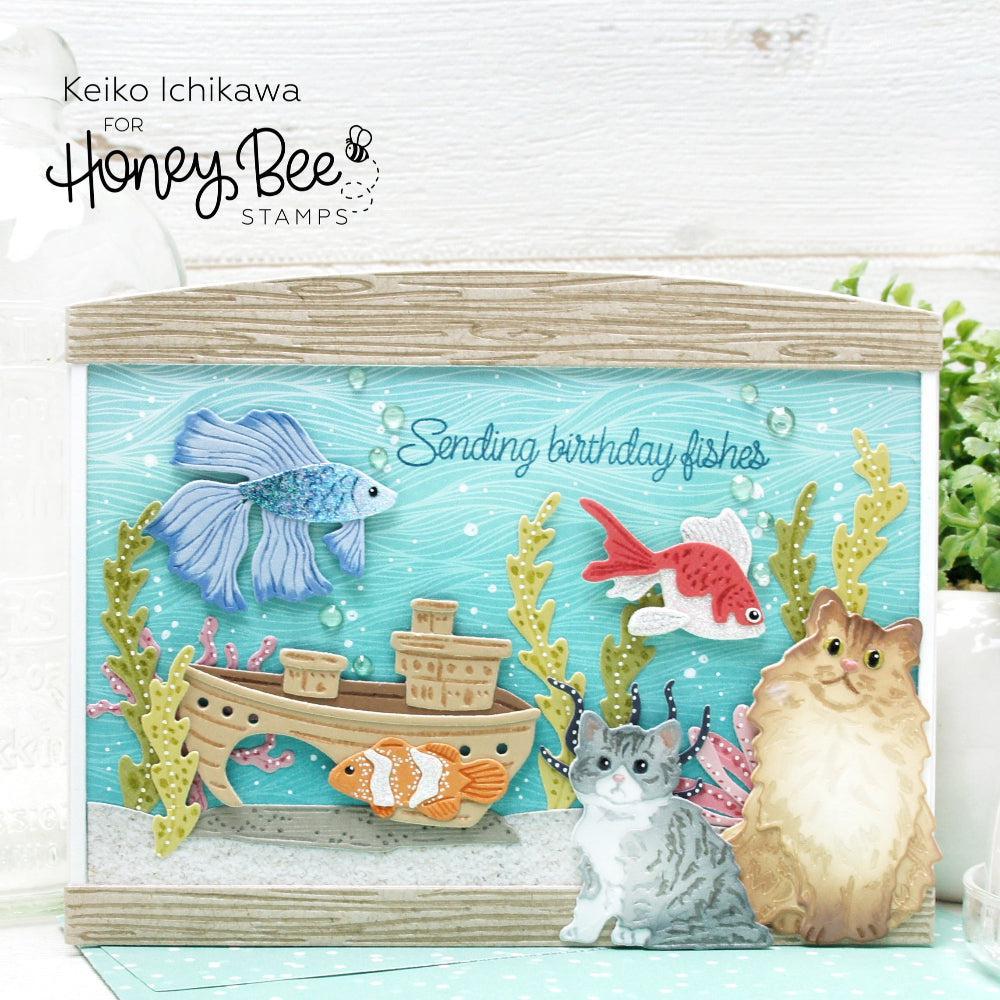 Honey Bee Stamps - Honey Cuts - Lovely Layers: Tank Aquarium Add-On-ScrapbookPal